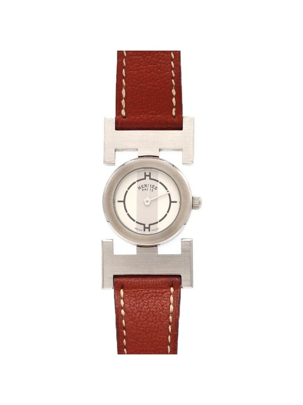 Hermes Paprika SS Quartz Watch